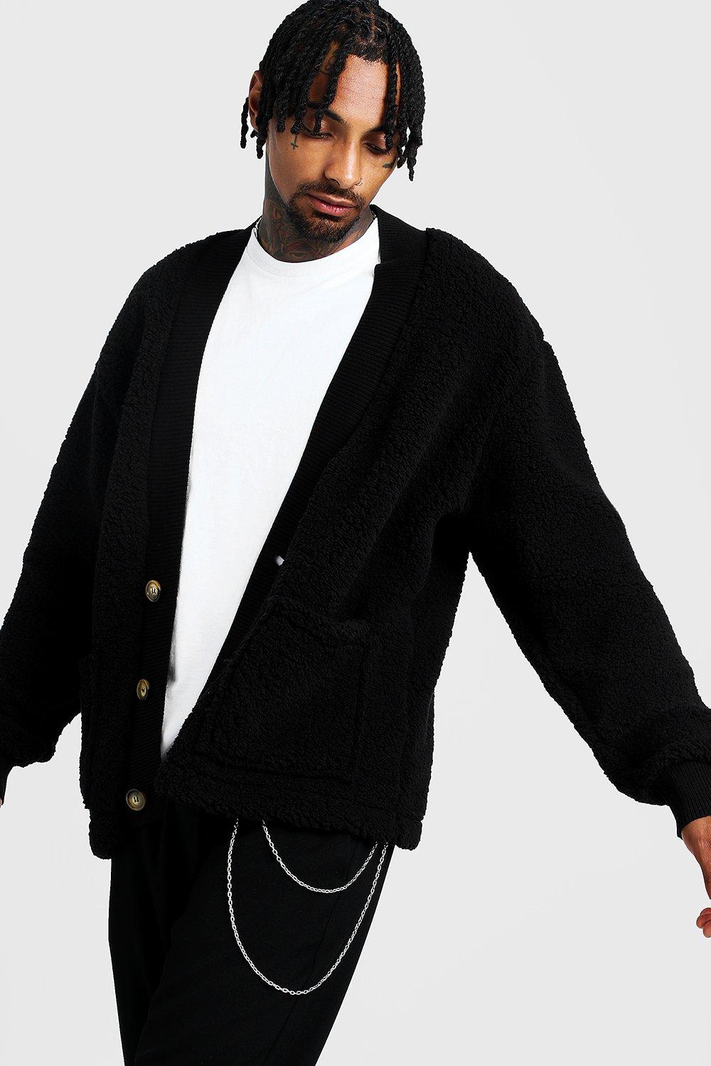 men oversize cardigan