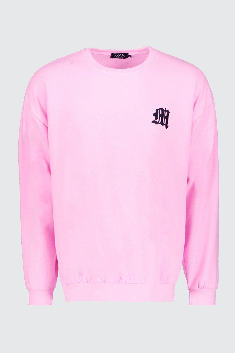 neon pink sweatshirt