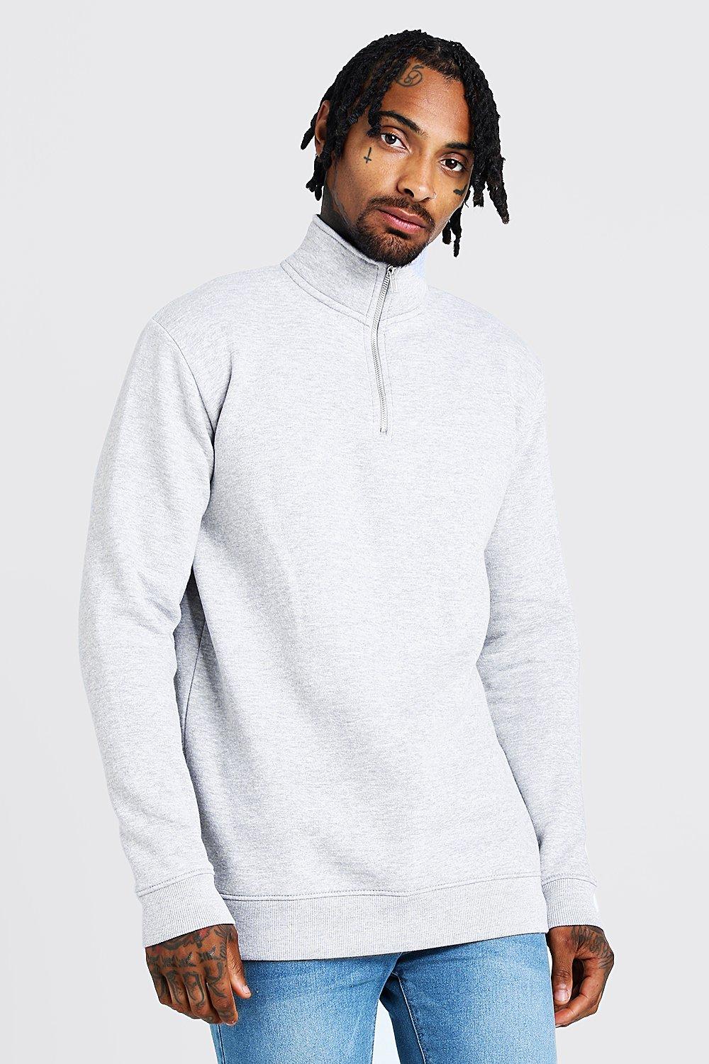 funnel zip sweatshirt