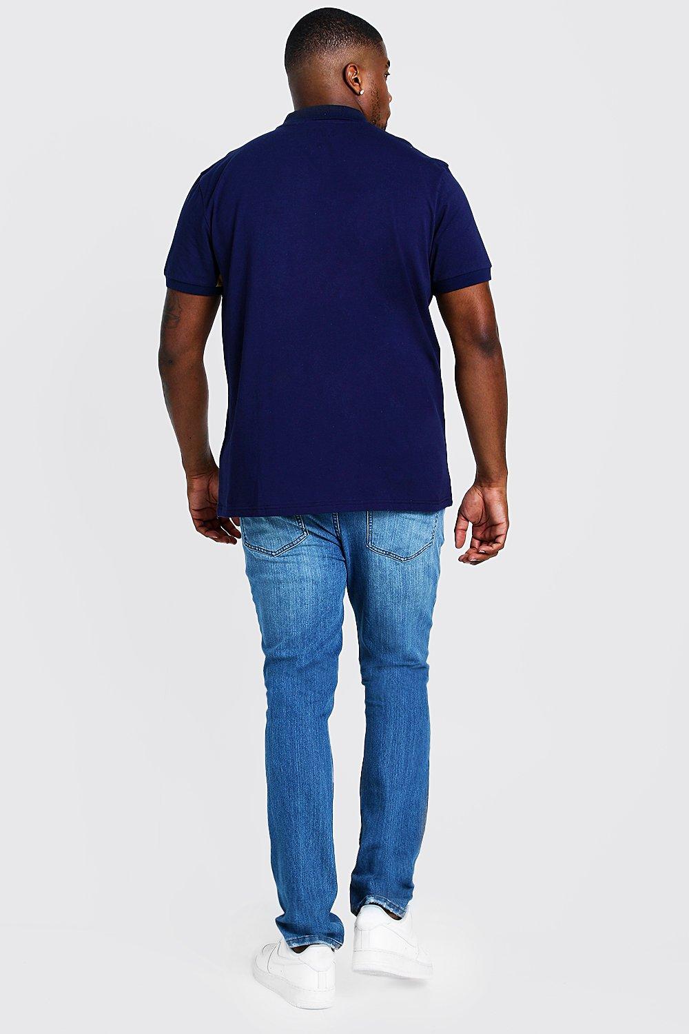 polo denim shirt big and tall