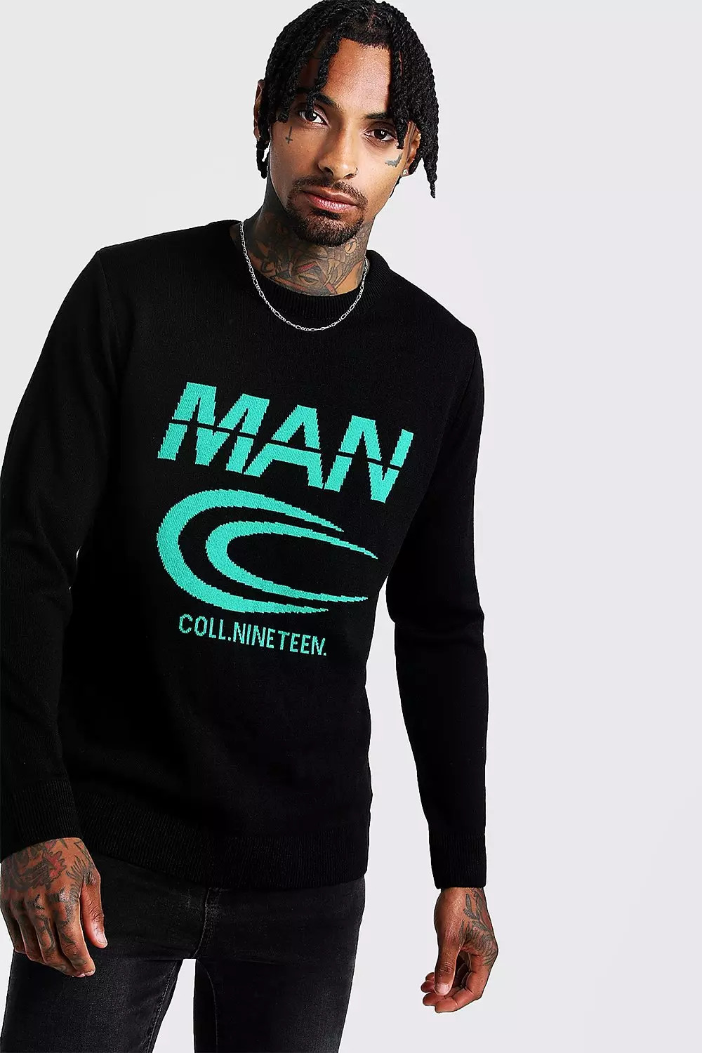 Branded crew neck jumpers new arrivals