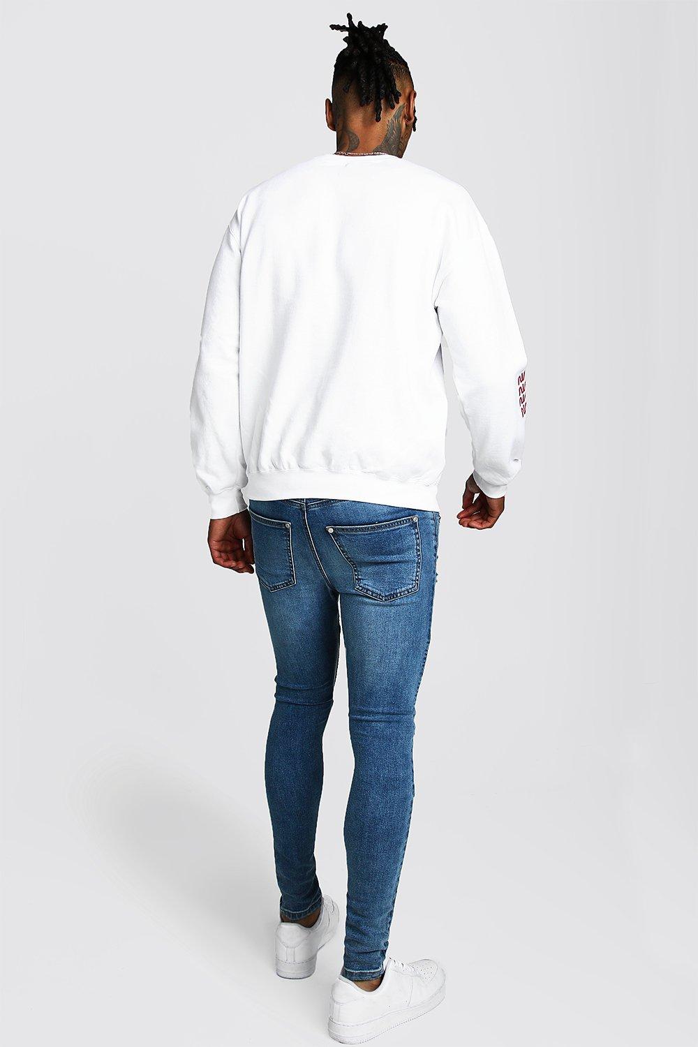 spray on skinny biker jeans with zips