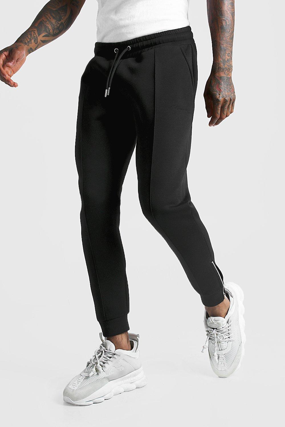 boohooman black joggers