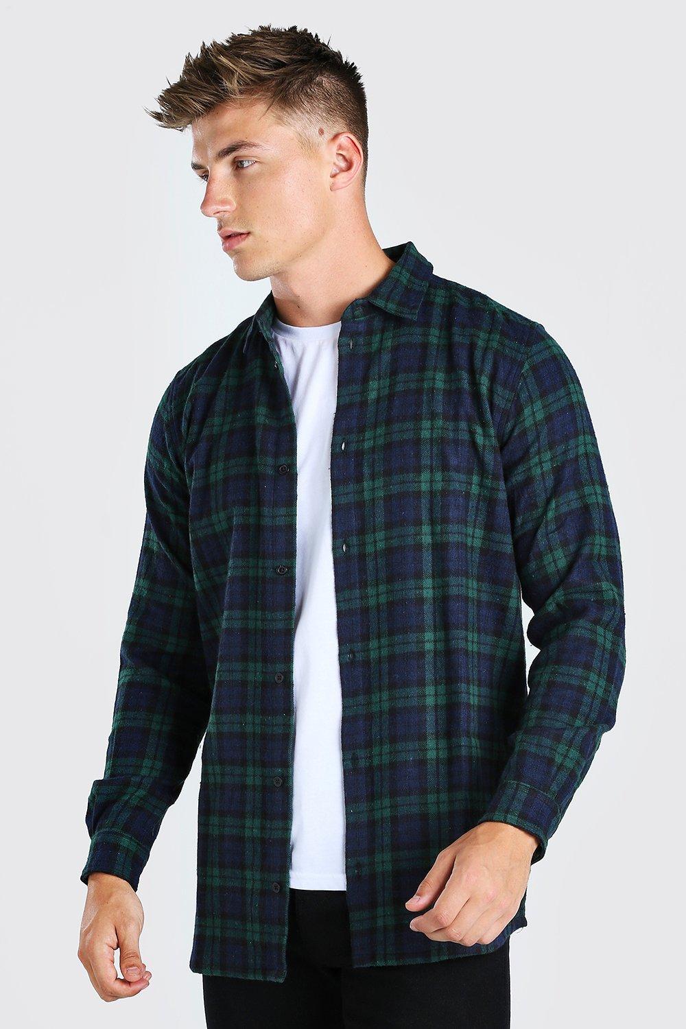 long flannel jacket