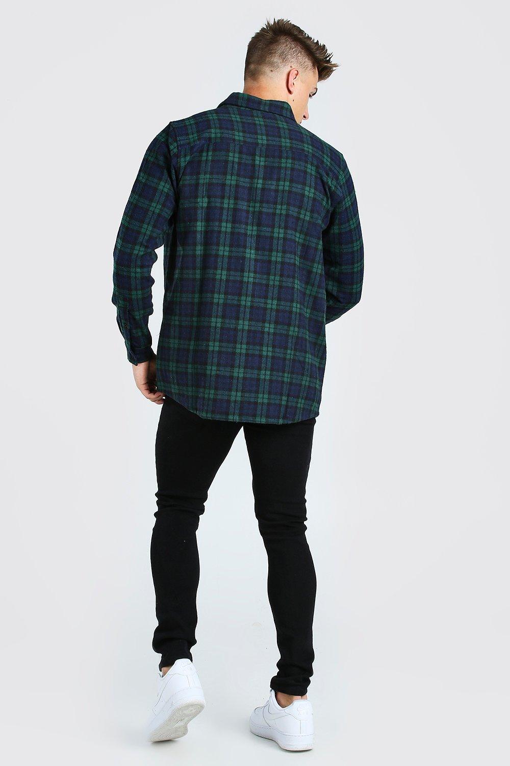 long flannel jacket