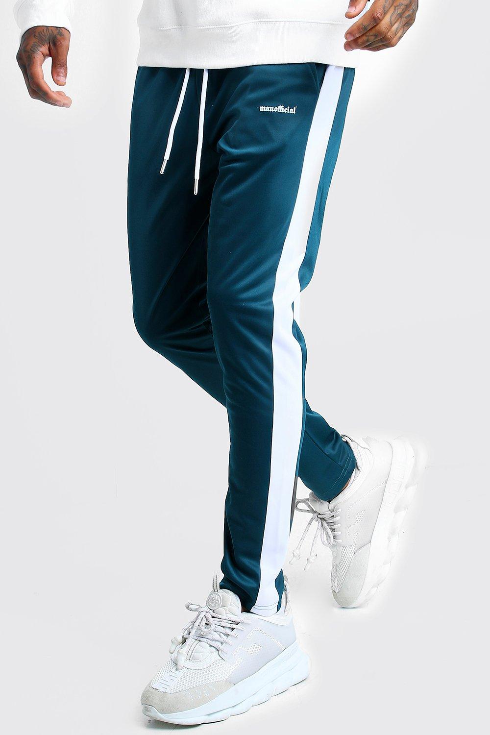 teal joggers mens