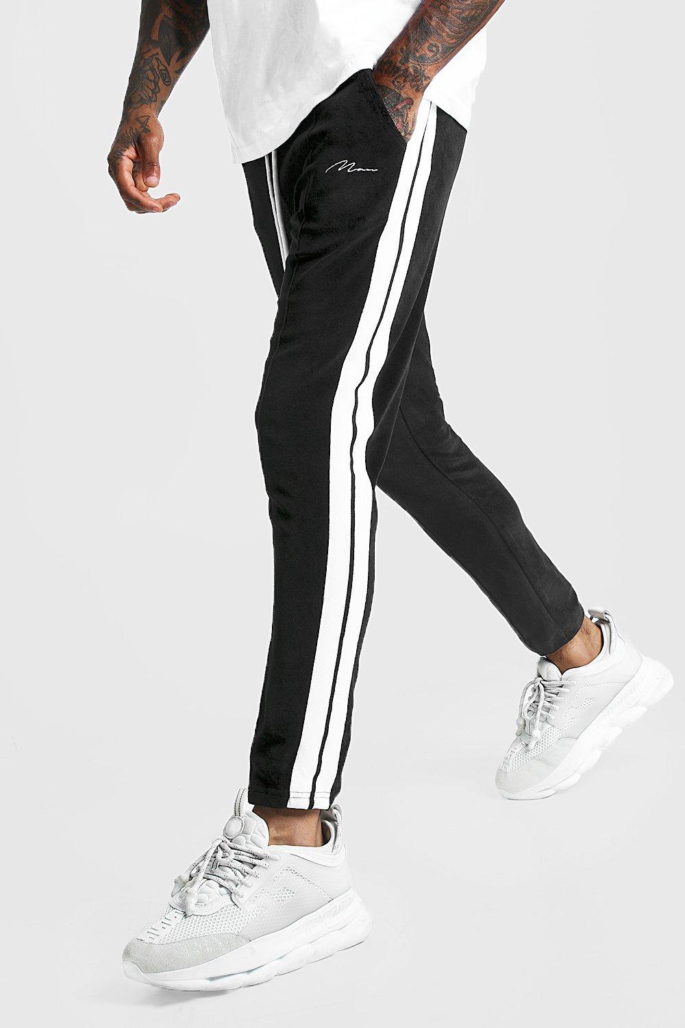 boohoo velour joggers