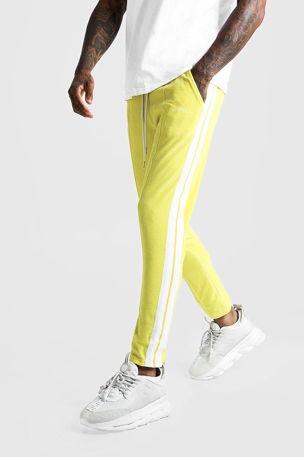 yellow joggers men