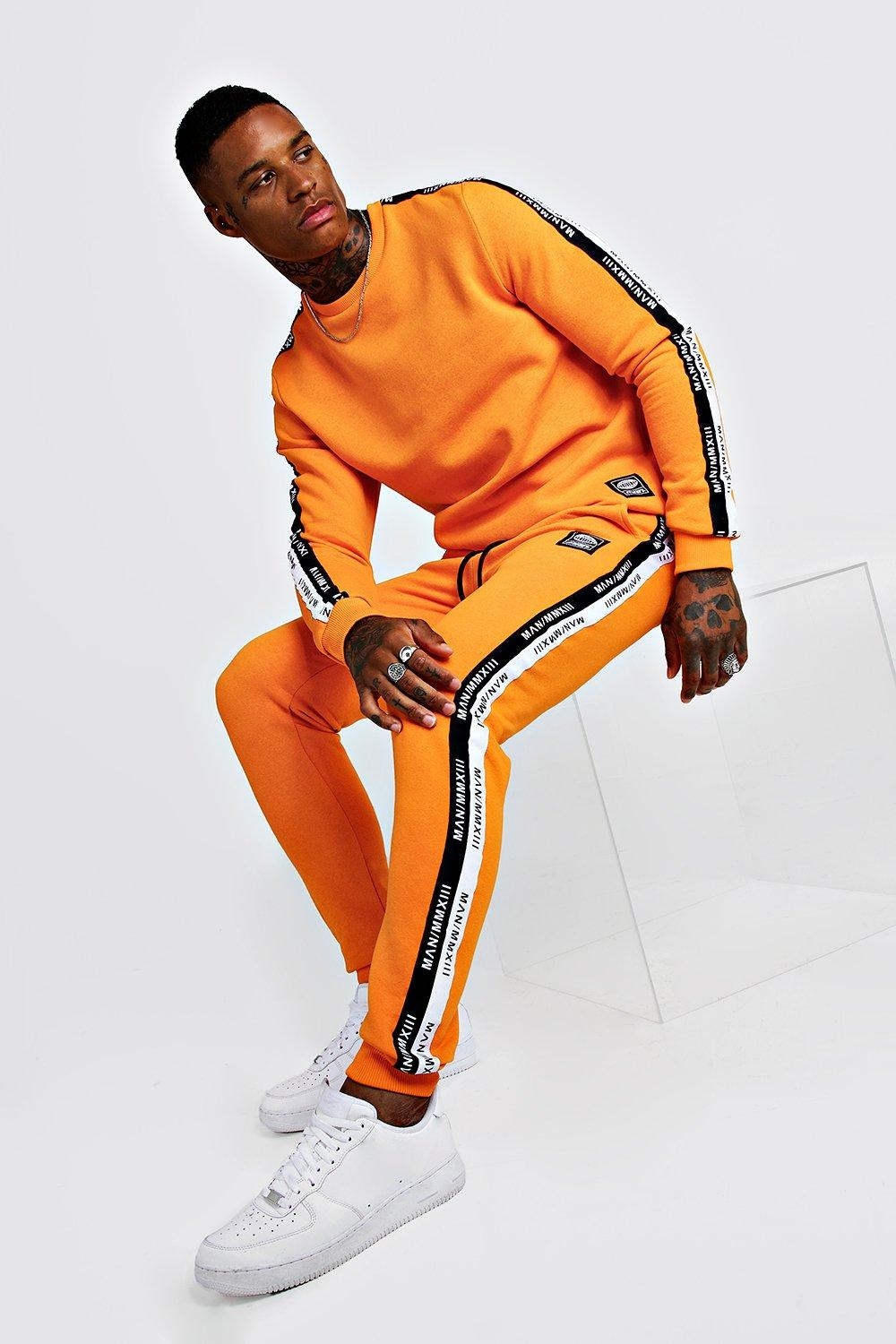 tape tracksuit mens