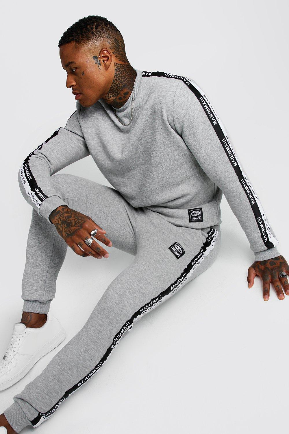 boohoo grey tracksuit