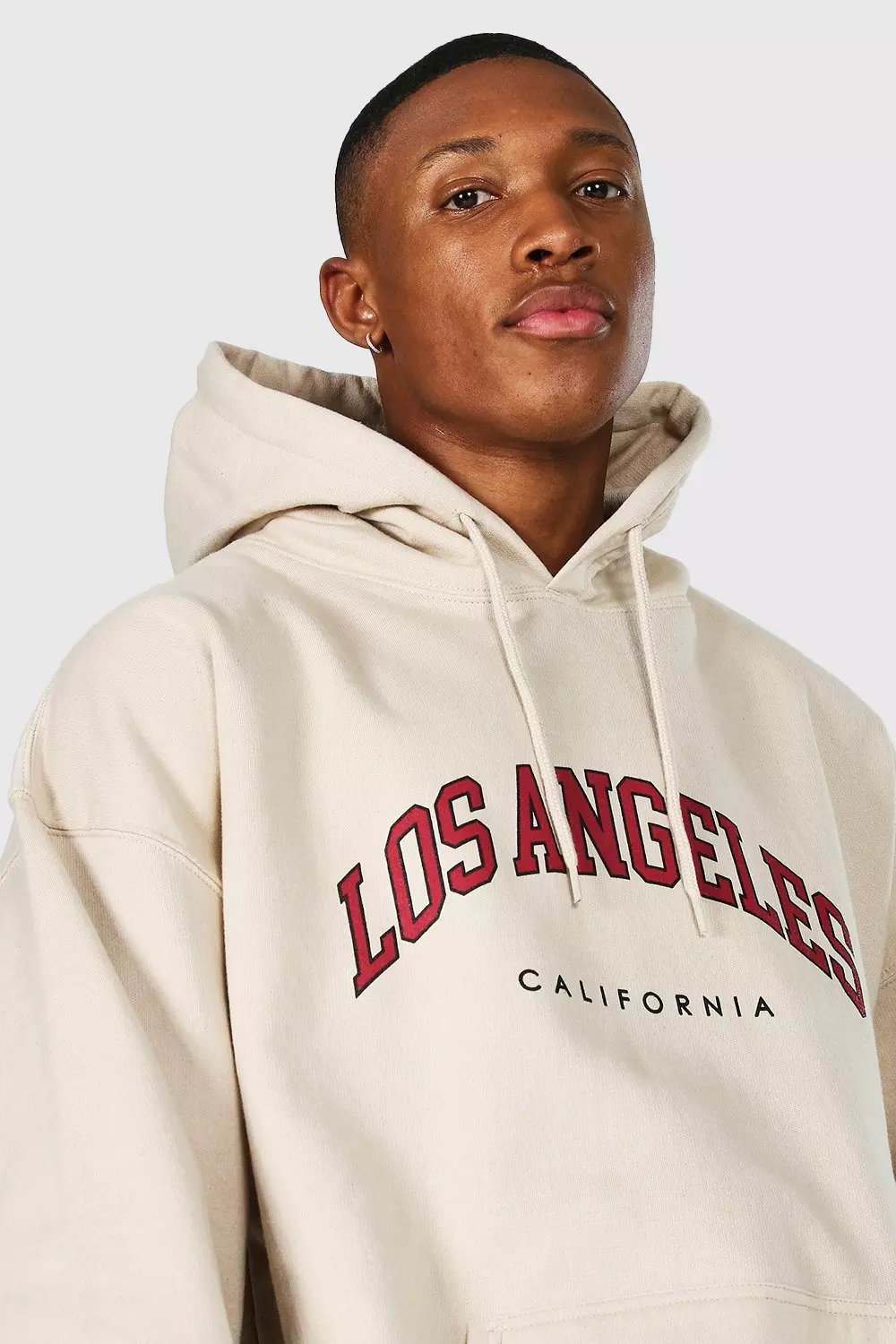 Los Angeles California Cotton Mans Hoodie Casual Soft Sweatshirts