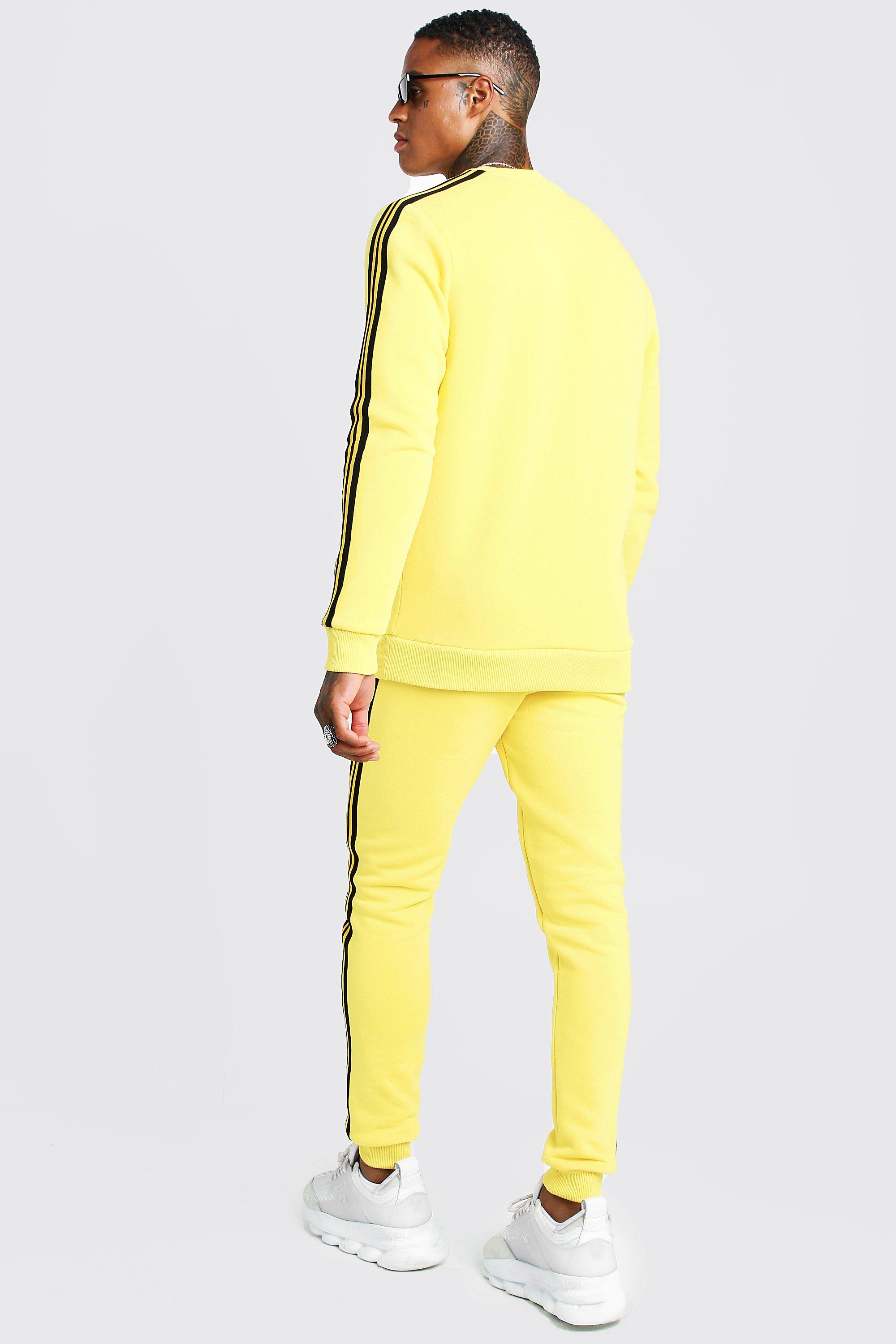 mustard yellow tracksuit