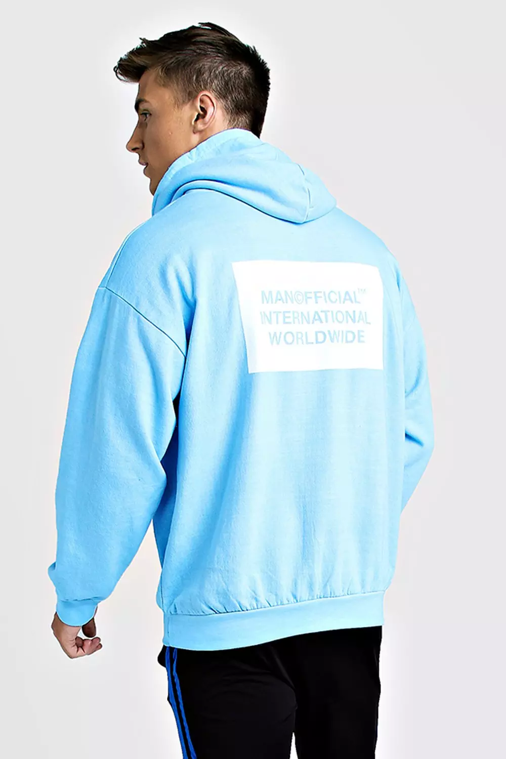 Oversized MAN International Hoodie boohooMAN USA