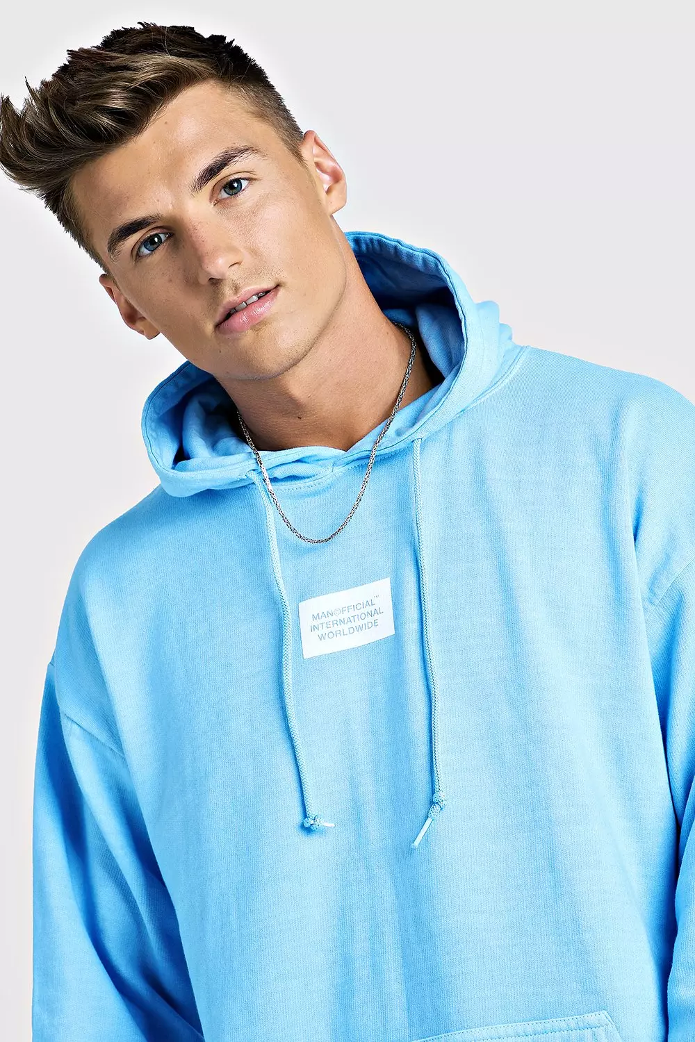 Oversized MAN International Hoodie boohooMAN USA