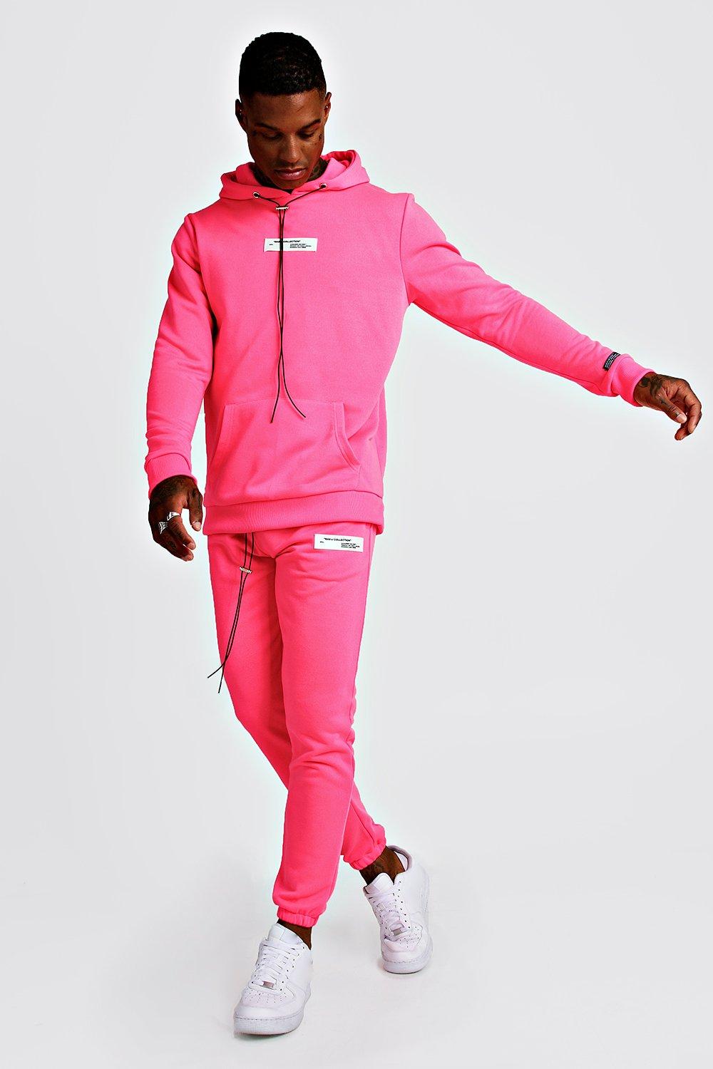 mens pink hoodie uk