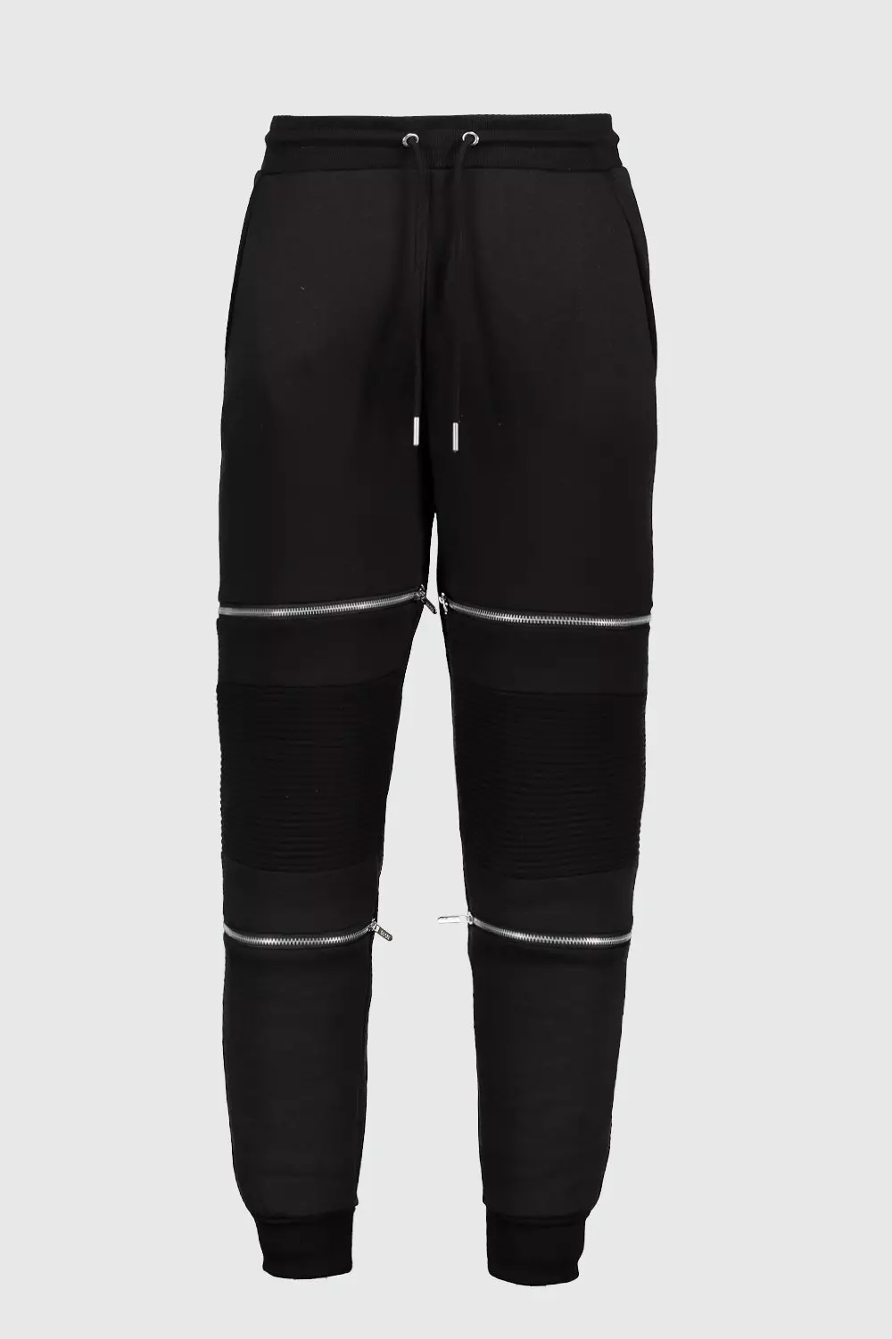 Biker joggers sale with zippers