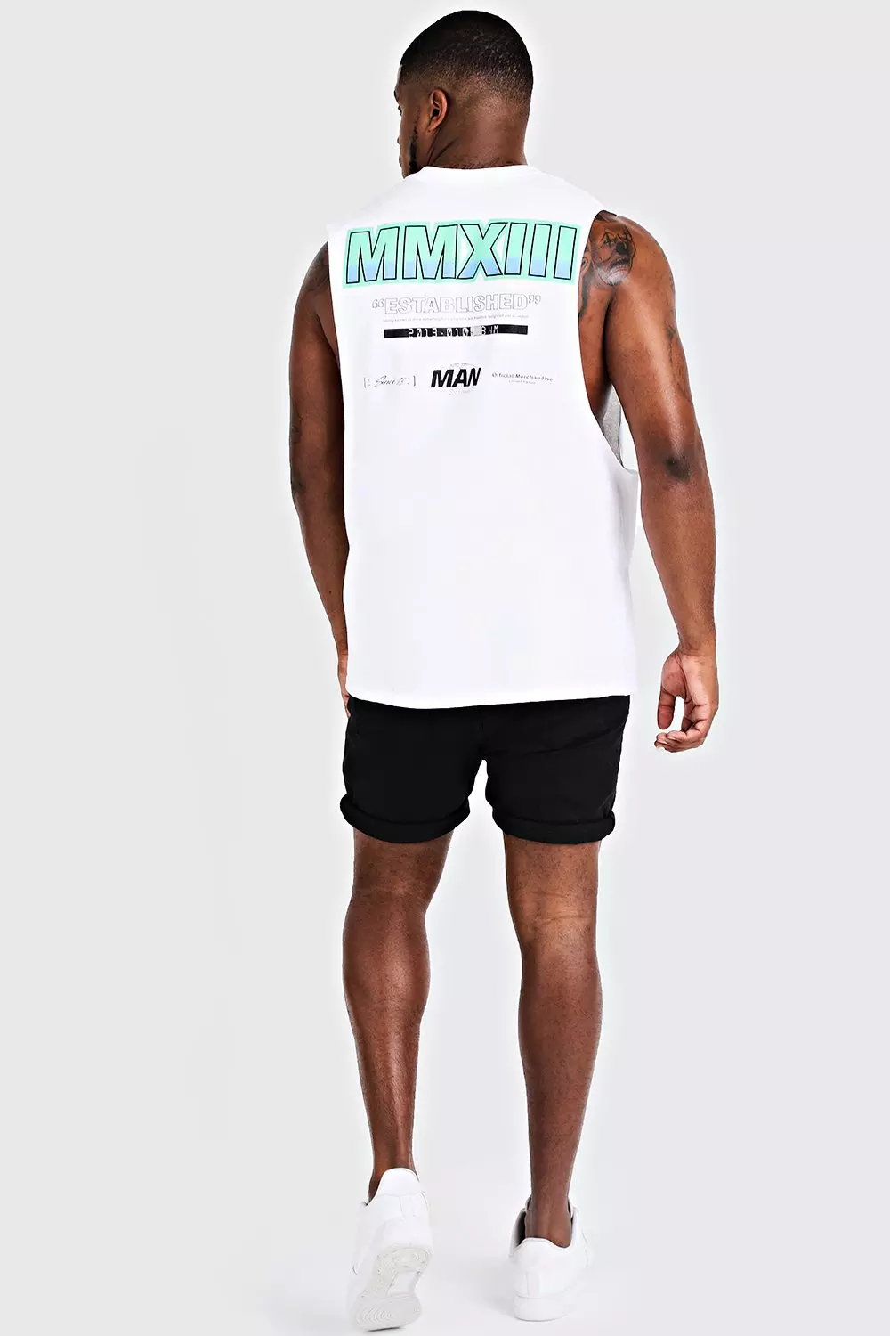 Gymshark Bold Drop Arm Training Oversized Tank Top Mens Sz XL