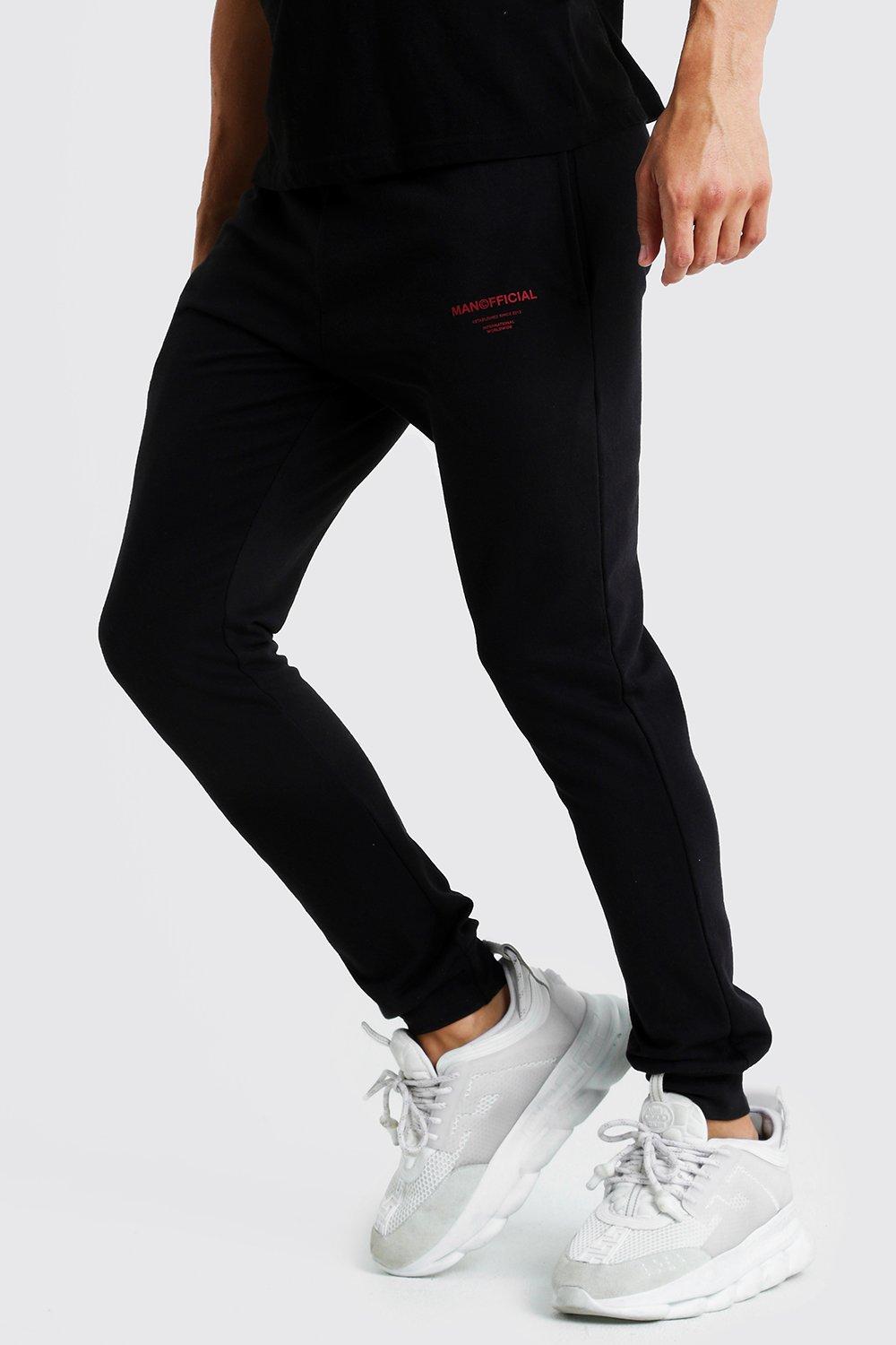 boohooman slim fit joggers