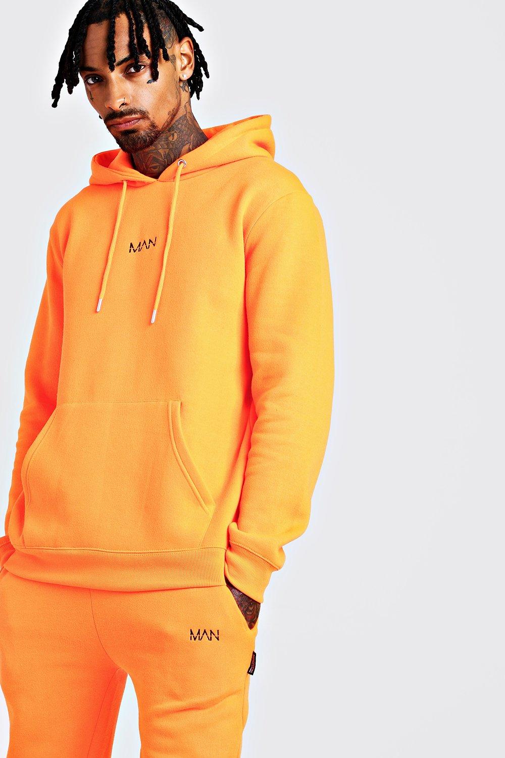 neon orange tracksuit