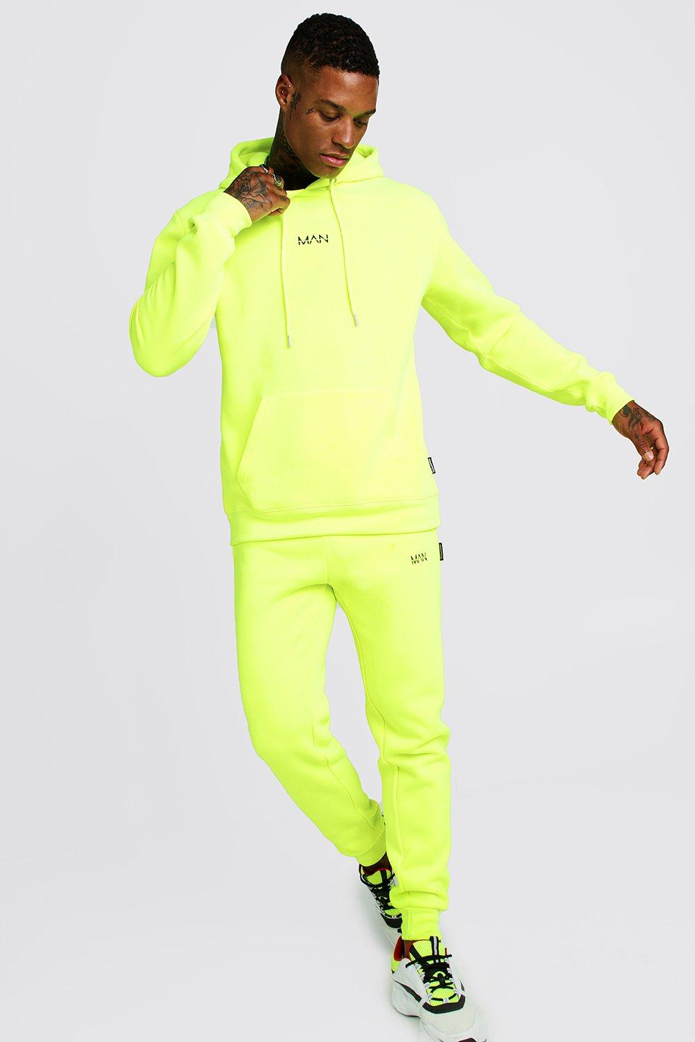 yellow tracksuit mens