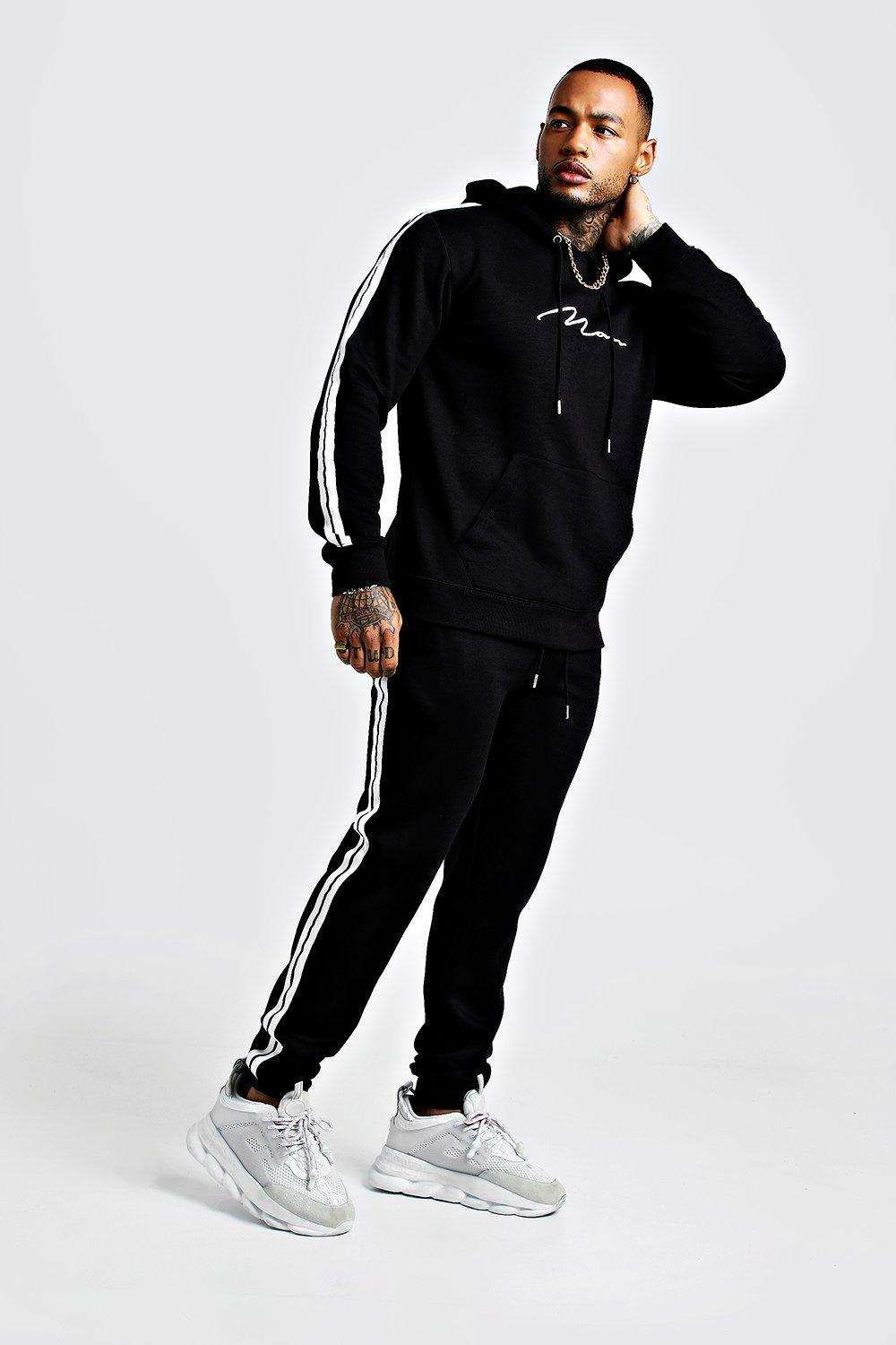 boohooman track pants