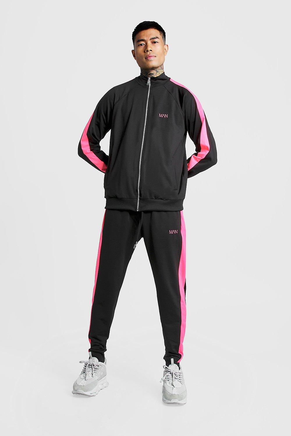 neon color tracksuit