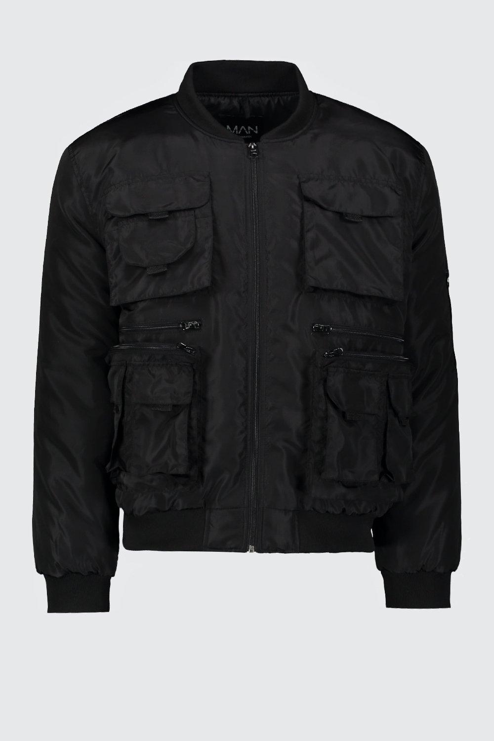 utility bomber jacket mens