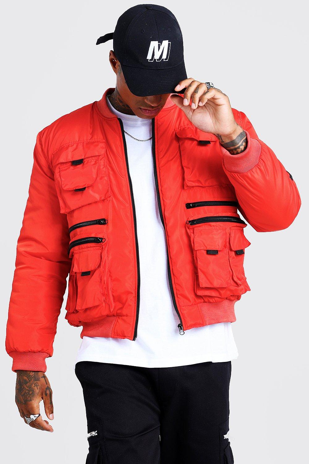 utility bomber jacket