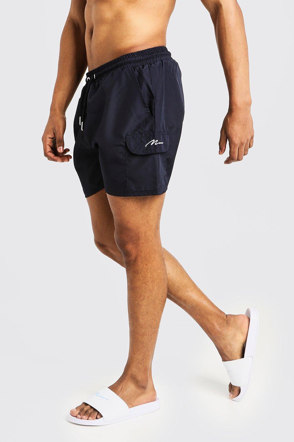 boohooman cargo shorts