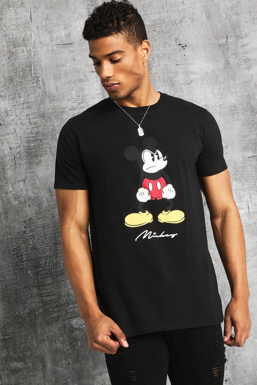 mickey print t shirt