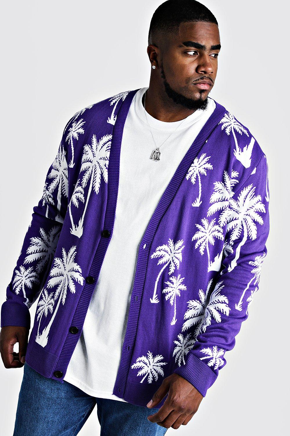 big and tall mens cardigan