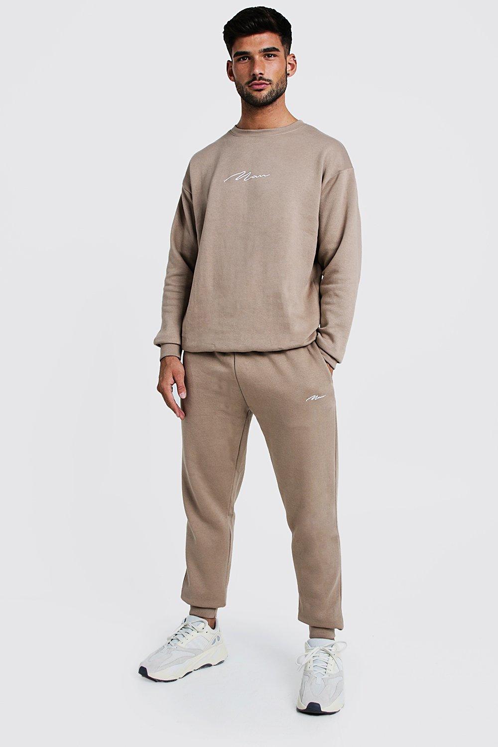 mens loose fit tracksuits