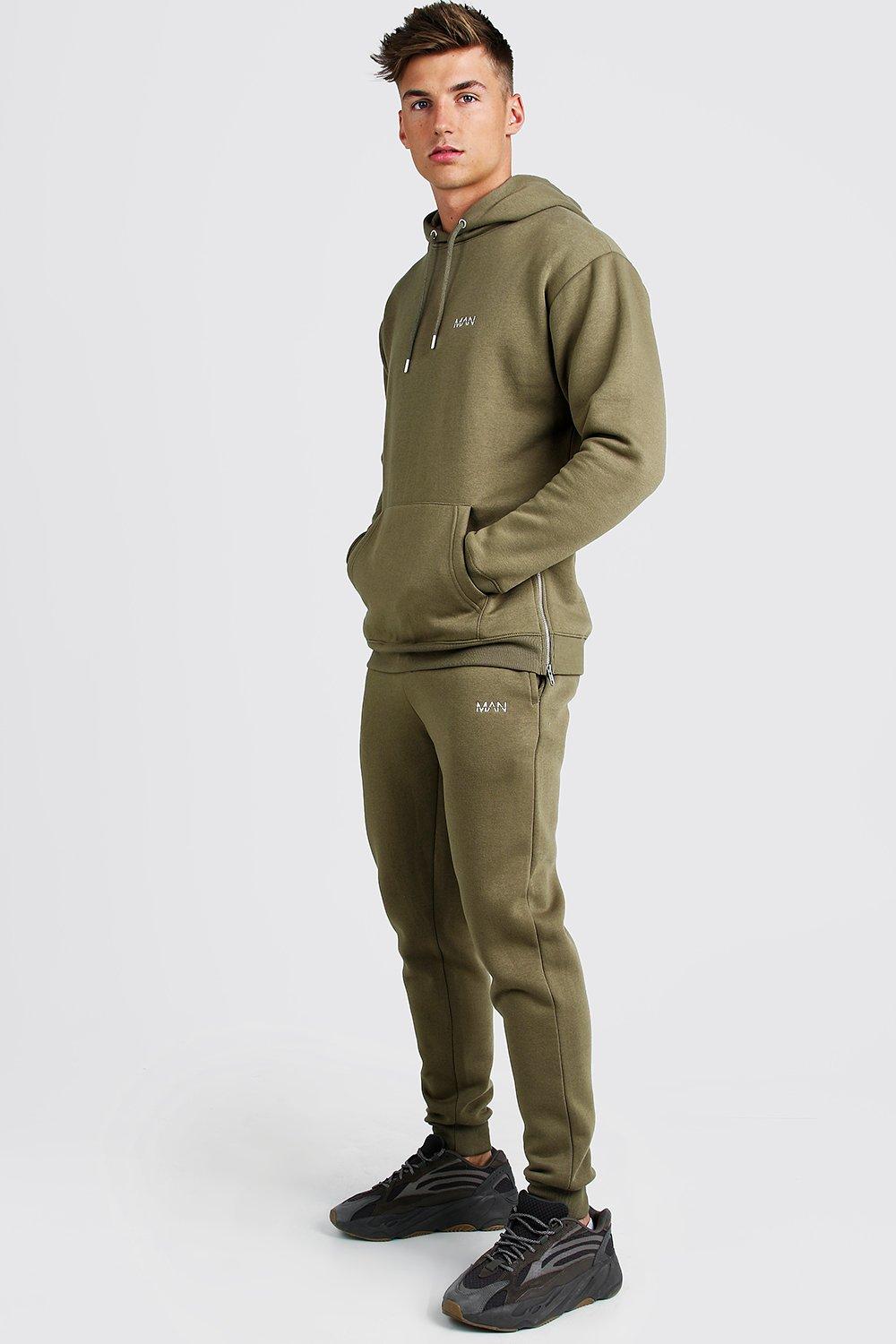 khaki tracksuit mens