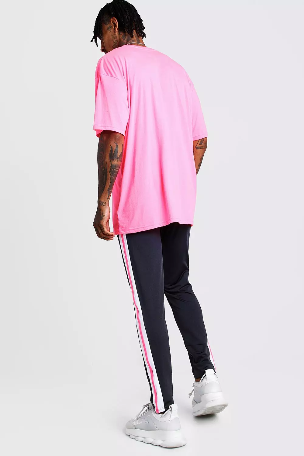 Neon hot sale stripe joggers