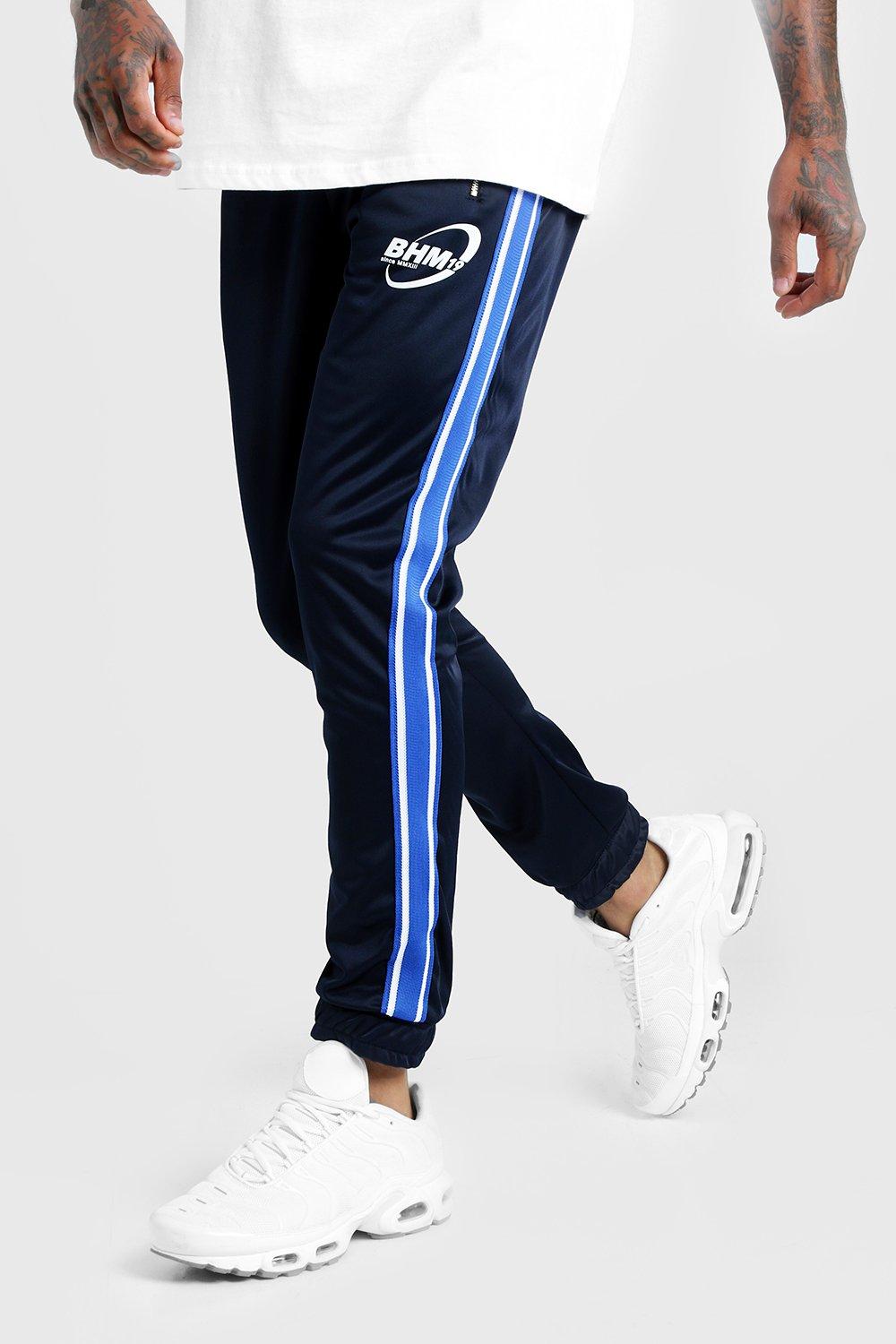 navy cuffed joggers