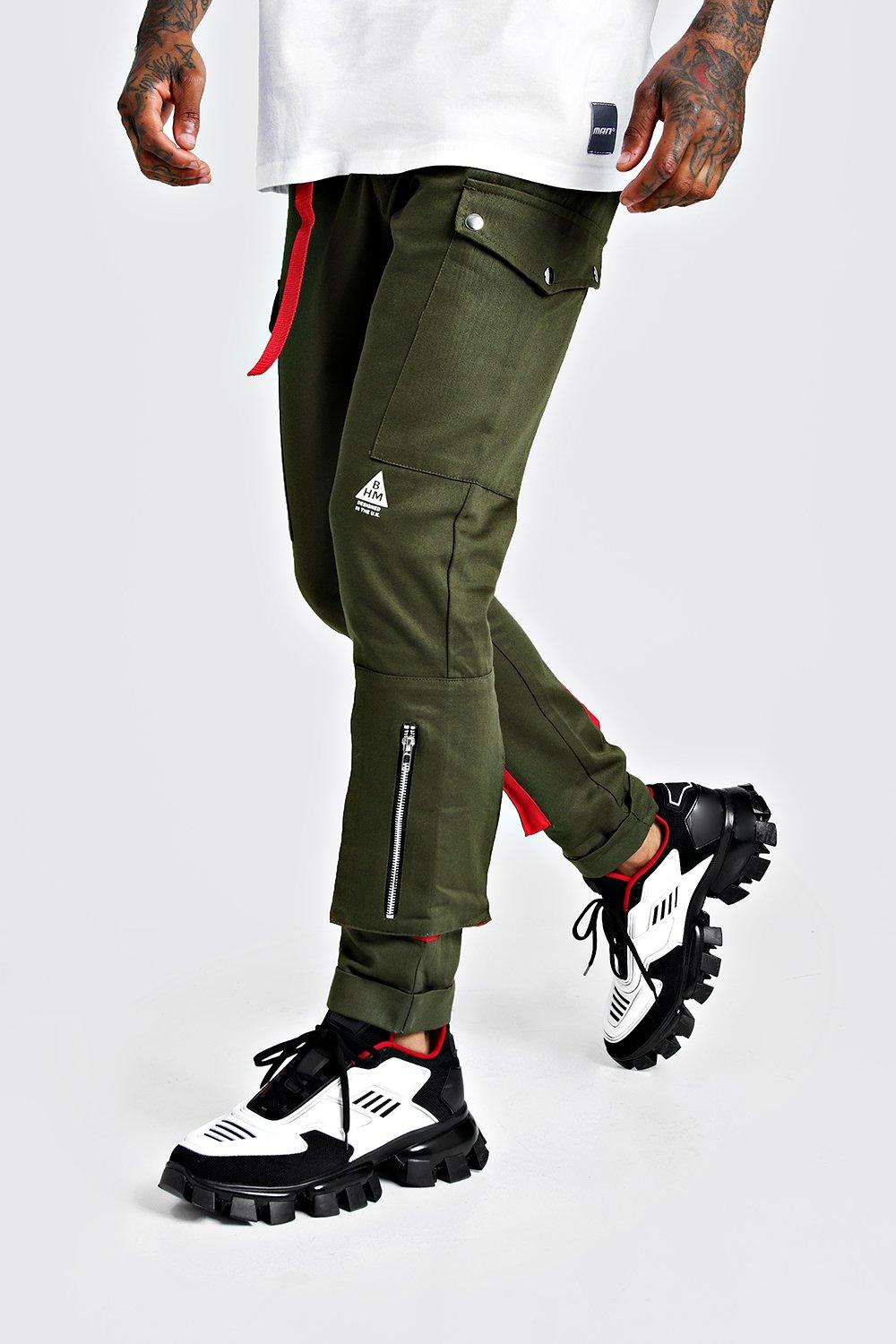skinny fit cargos