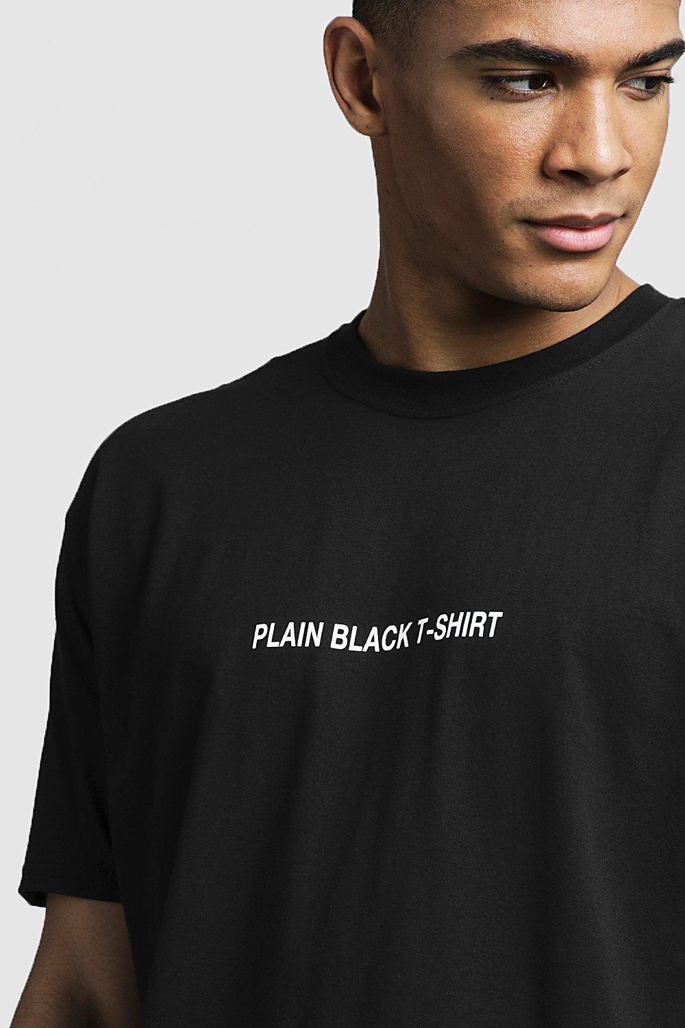 plain black shirt for boys