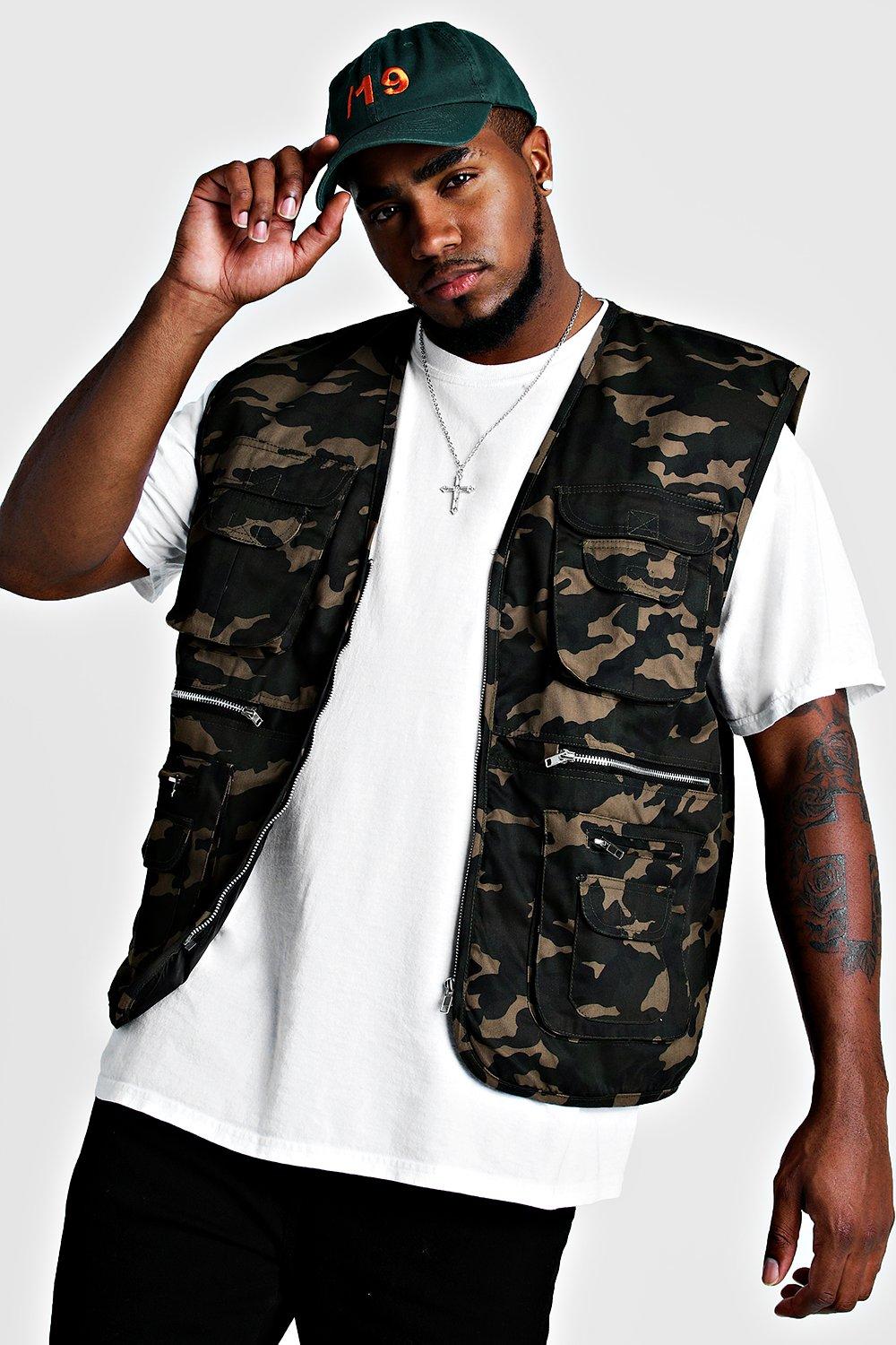 camo utility vest