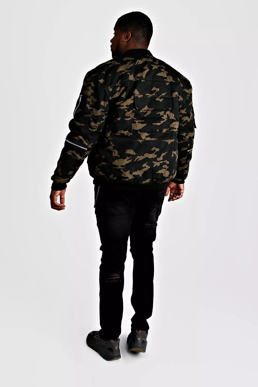 Big & Tall Camo Utility Jacket