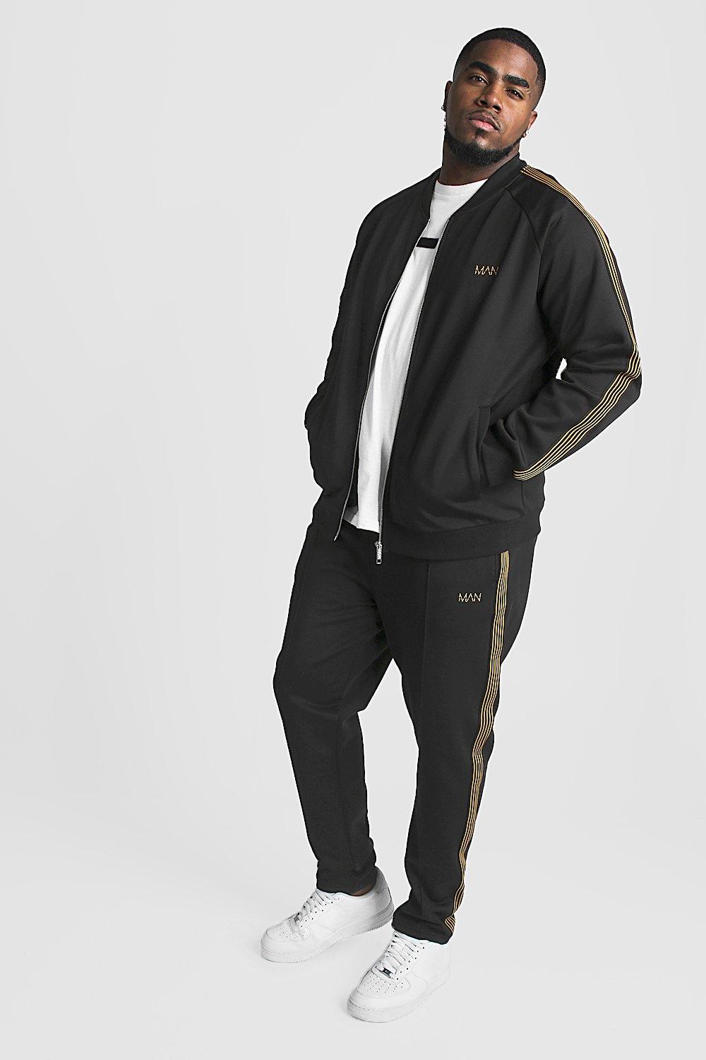 boohoo black tracksuit