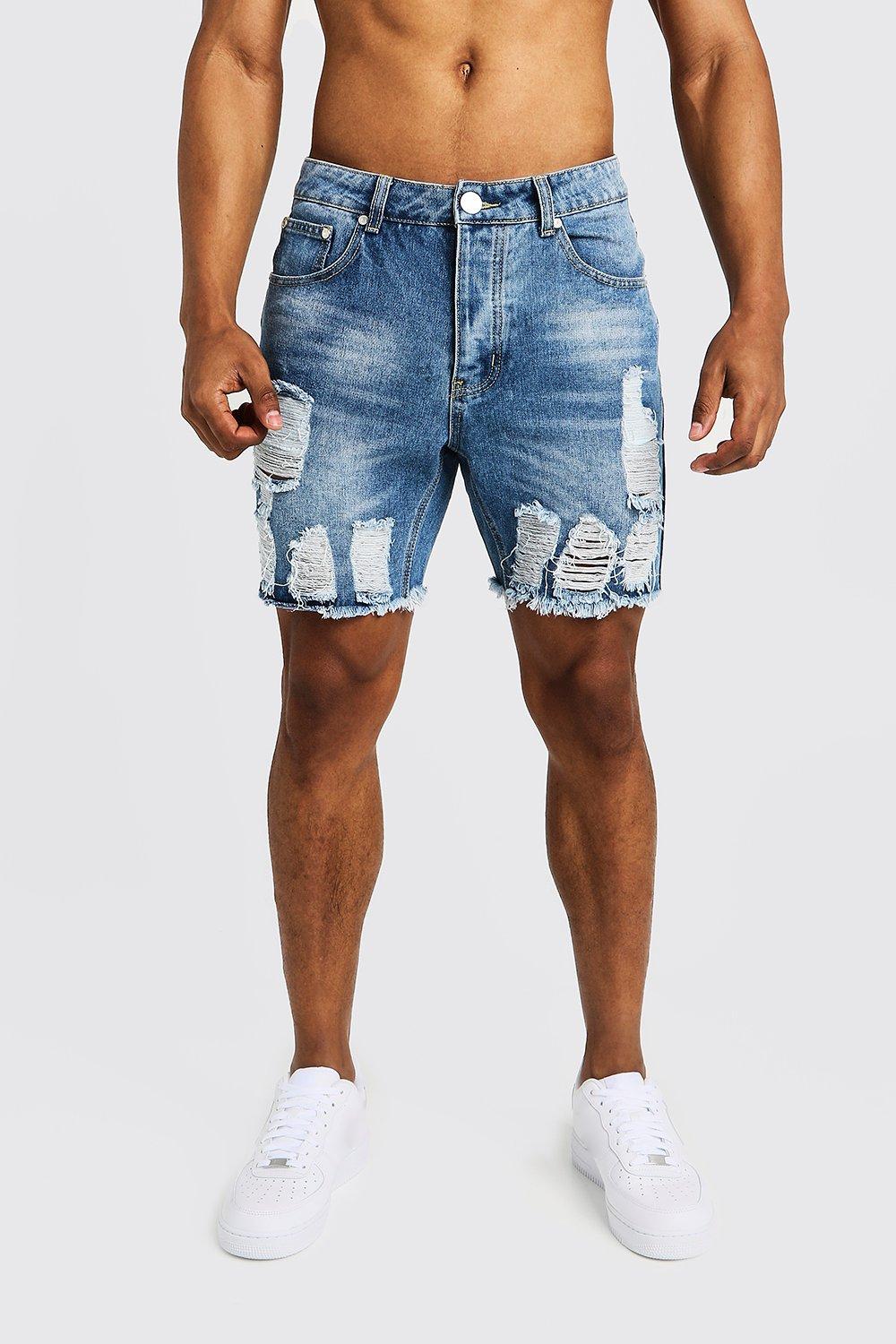 slim fit jeans shorts