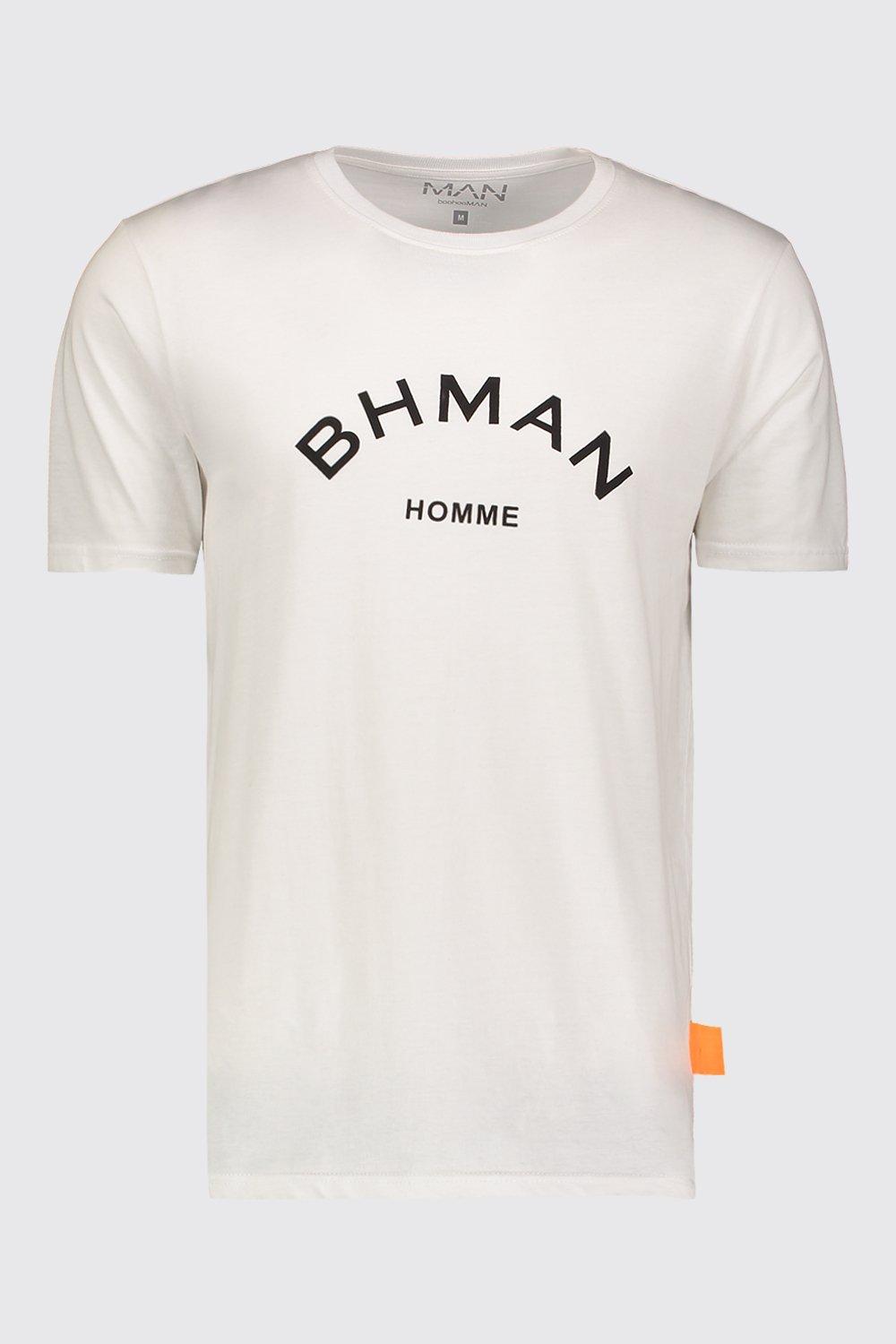 

Футболка с принтом BH MAN Homme, White