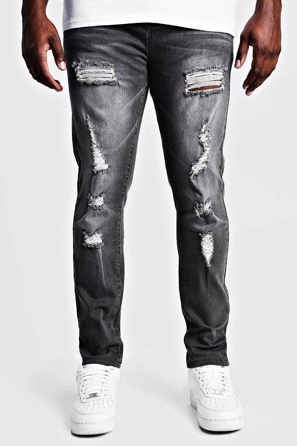 boohooman grey jeans
