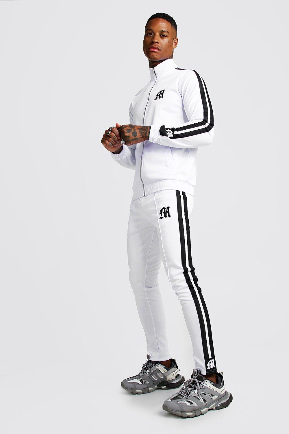boohoo white tracksuit
