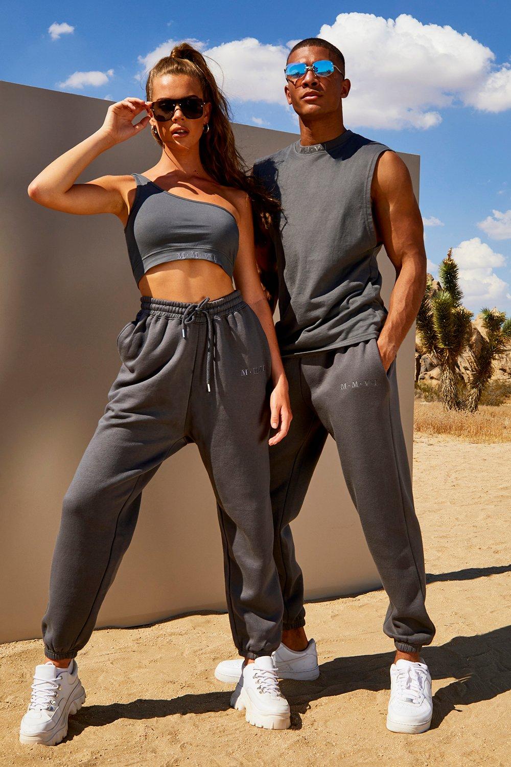 crop top and jogger pants