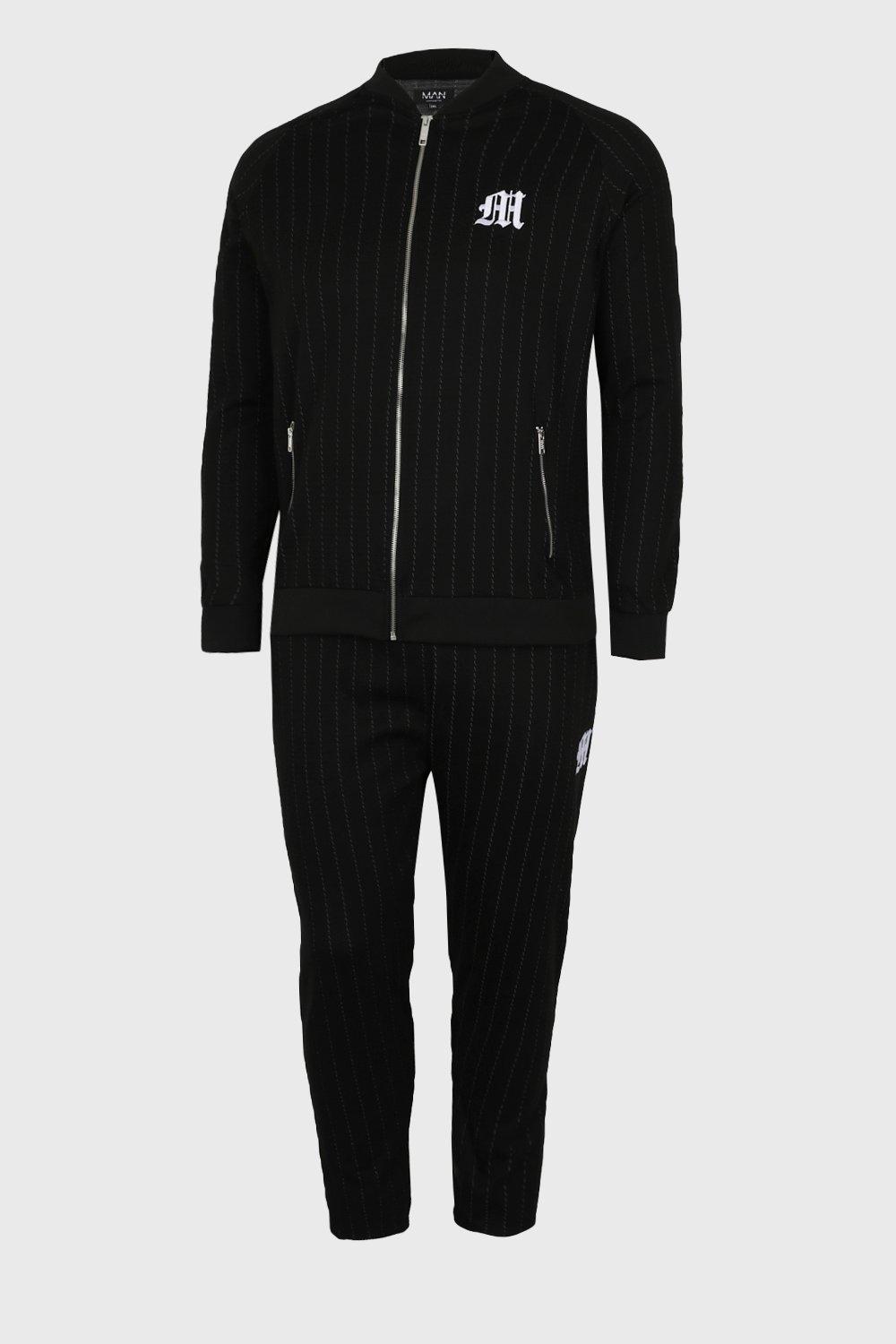 pinstripe tracksuit