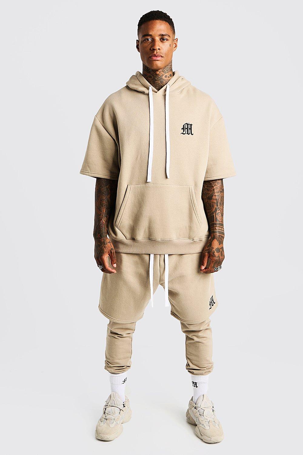 taupe hoodie men