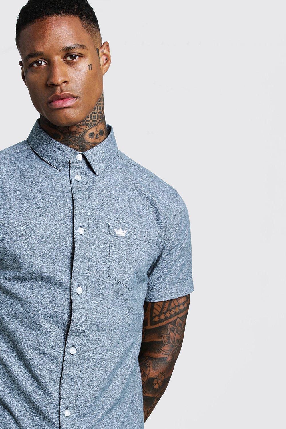 two tone formal shirts