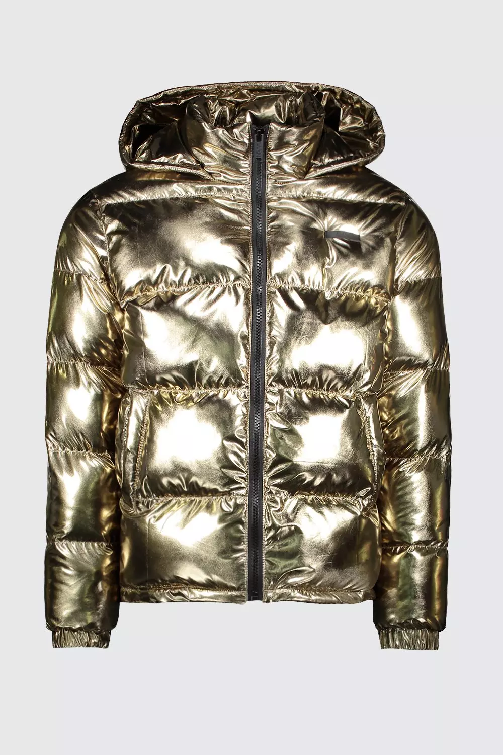 Gold on sale puffer jackets