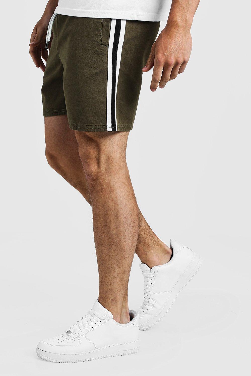 chino shorts with drawstring